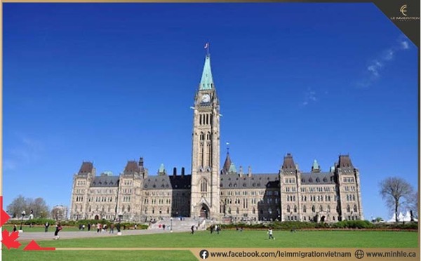 Tòa nhà Quốc hội Canada là một trong các biểu tượng của Canada