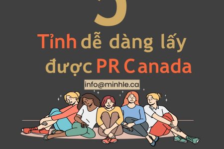 top 5 tỉnh lấy PR Canada